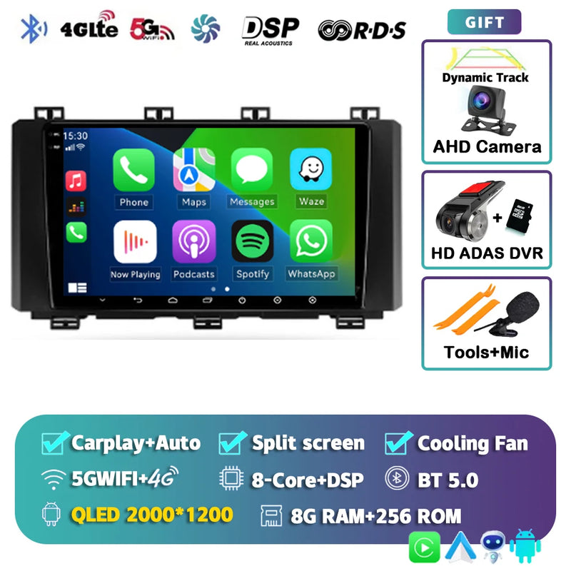 Autoradio CarPlay Seat Ateca et Cupra Ateca (2016-2021) – Écran 9 pouces, Android 16, vue 38