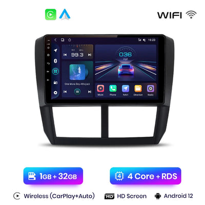 Autoradio Subaru Impreza CarPlay sans fil – Écran tactile Android 12