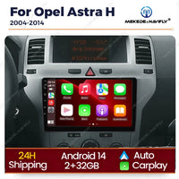 Autoradio CarPlay Opel Astra H (2004-2014) – Écran 9 pouces, jusqu'à 2 Go + 32 Go