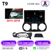 Autoradio CarPlay Jeep Wrangler JK (2011-2018) – Écran 9 pouces sans fil, jusqu'à 12 Go + 256 Go, vue 11