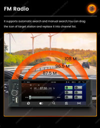 Autoradio 1 DIN CarPlay Universel 6,86 Pouces – Filaire ou Sans Fil, Bluetooth, vue 27
