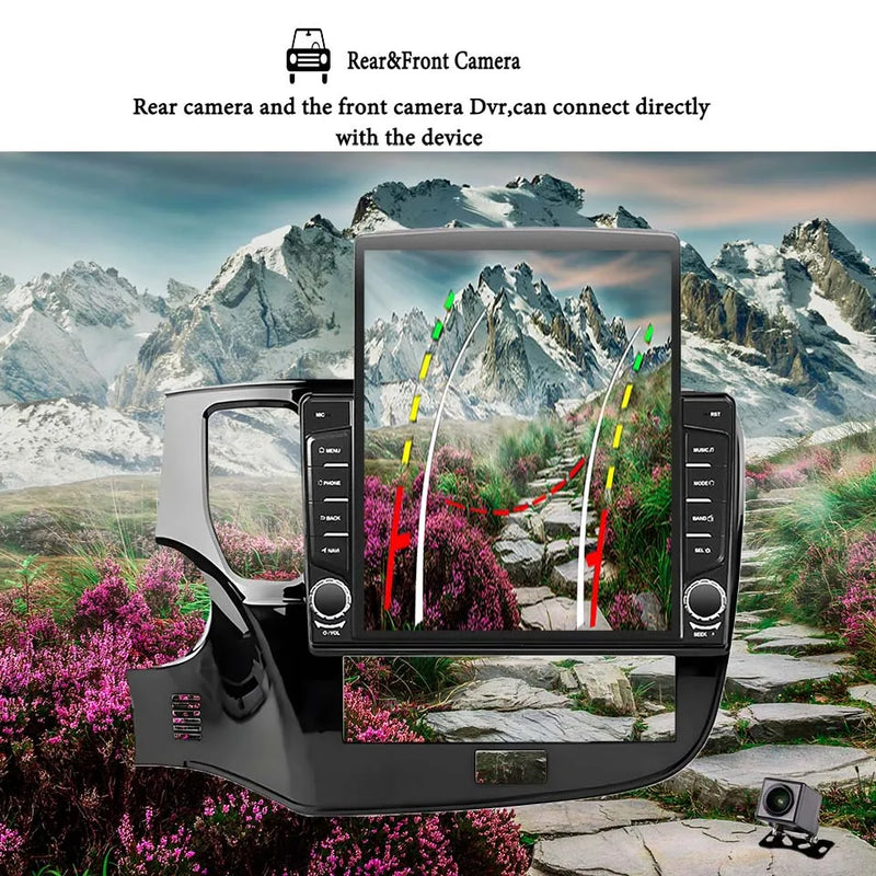 Autoradio CarPlay Mitsubishi Outlander (2018-2021) – Écran vertical 9,7 pouces, jusqu'à 8 Go + 128 Go, vue 11