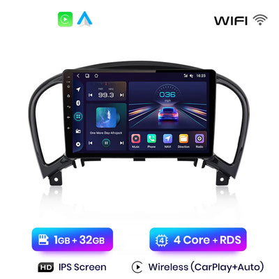 CarPlay Nissan Juke (2010–2014) – Autoradio Android avec écran tactile HD et GPS intégré