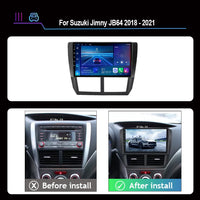 Autoradio CarPlay Subaru Forester SH (2007-2013) et Impreza GH GE (2007-2011) – Écran QLED 9 pouces, vue 2