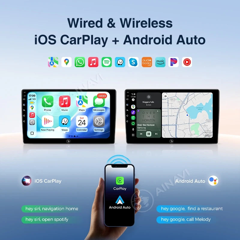 Autoradio CarPlay Nissan Qashqai J11 et X-Trail T32 (2014-2020) – Écran 10 pouces, Android 13, vue 4