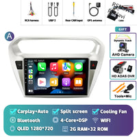 Autoradio CarPlay Peugeot 301 et Citroën C-Elysée (2012-2016) – Écran QLED, Android 16, vue 35