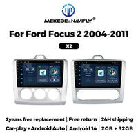 Autoradio CarPlay Ford Focus 2 (2004-2011) – Écran 9 pouces, sans fil, vue 2