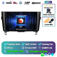 Autoradio CarPlay Nissan Qashqai J11 et X-Trail T32 (2014-2020) – Écran QLED, jusqu'à 16 Go + 512 Go, vue 7