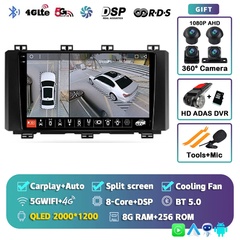 Autoradio CarPlay Seat Ateca et Cupra Ateca (2016-2021) – Écran 9 pouces, Android 16, vue 47