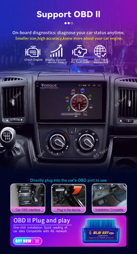 Autoradio CarPlay Fiat Ducato, Peugeot Boxer et Citroën Jumper (2007-2015) – Écran 9 pouces, jusqu'à 16 Go + 256 Go, vue 26