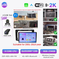 Autoradio CarPlay Renault Trafic 2, Opel Vivaro A et Nissan Primastar (2001-2014) – Écran tactile, jusqu'à 12 Go + 256 Go, vue 46