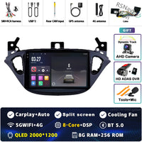 Autoradio CarPlay Opel Corsa E (2014-2019) et Adam (2013-2016) – Écran 9 pouces 2K, jusqu'à 12 Go + 256 Go, vue 14