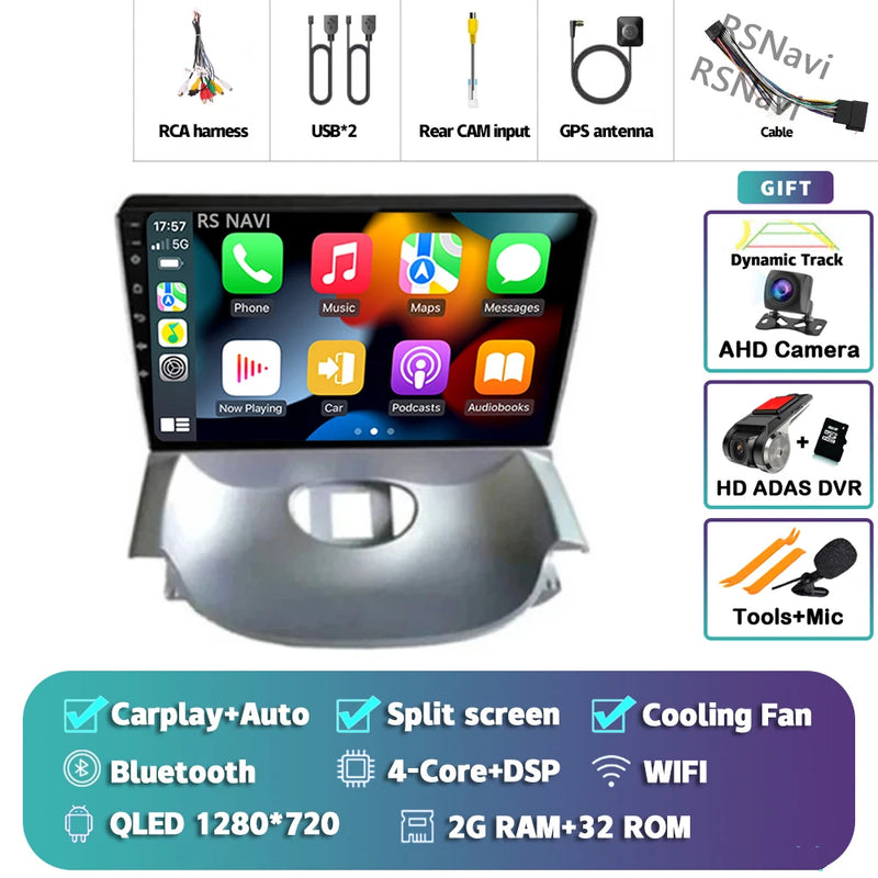 Autoradio CarPlay Peugeot 206 et Citroën C2 (2004-2013) – Écran QLED 9 pouces, jusqu'à 16 Go + 512 Go, vue 36