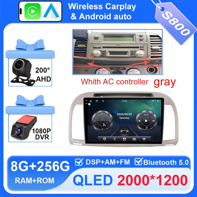 Autoradio CarPlay Nissan Micra K12 (2002-2010) – Écran 9 pouces, jusqu'à 12 Go + 256 Go, vue 27