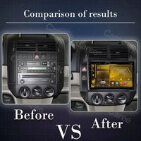 Autoradio CarPlay Volkswagen Polo 4 (2004-2009) – Écran QLED 9 pouces, Android 16, jusqu'à 12 Go + 256 Go, vue 2