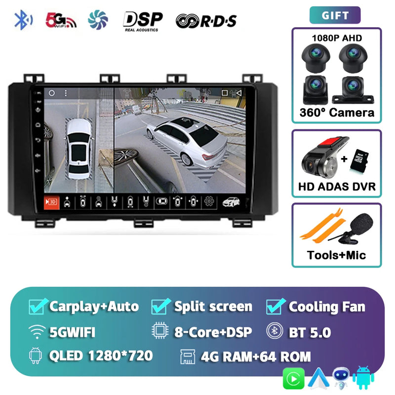 Autoradio CarPlay Seat Ateca et Cupra Ateca (2016-2021) – Écran 9 pouces, Android 16, vue 40