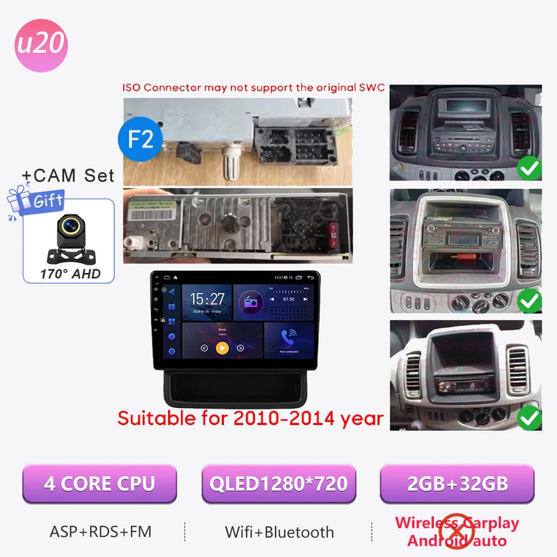 Autoradio CarPlay Renault Trafic 2, Opel Vivaro A et Nissan Primastar (2001-2014) – Écran tactile, jusqu'à 12 Go + 256 Go, vue 29