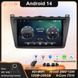 Autoradio CarPlay Mazda 6 GH (2008-2012) – Écran 9 pouces, jusqu'à 12 Go + 256 Go