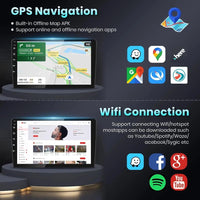 Autoradio CarPlay Nissan Navara NP300 D23 (2014-2021) – Écran 9 pouces, Android 16, vue 3