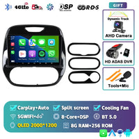 Autoradio CarPlay Renault Captur (2016-2019) – Écran 9 pouces, Android 16, vue 13