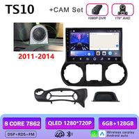 Autoradio CarPlay Jeep Wrangler JK (2011-2018) – Écran 9 pouces sans fil, jusqu'à 12 Go + 256 Go, vue 22