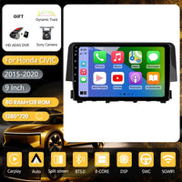 Autoradio CarPlay Honda Civic 10 (2015-2020) – Écran 9 pouces, jusqu'à 16 Go + 256 Go, vue 11