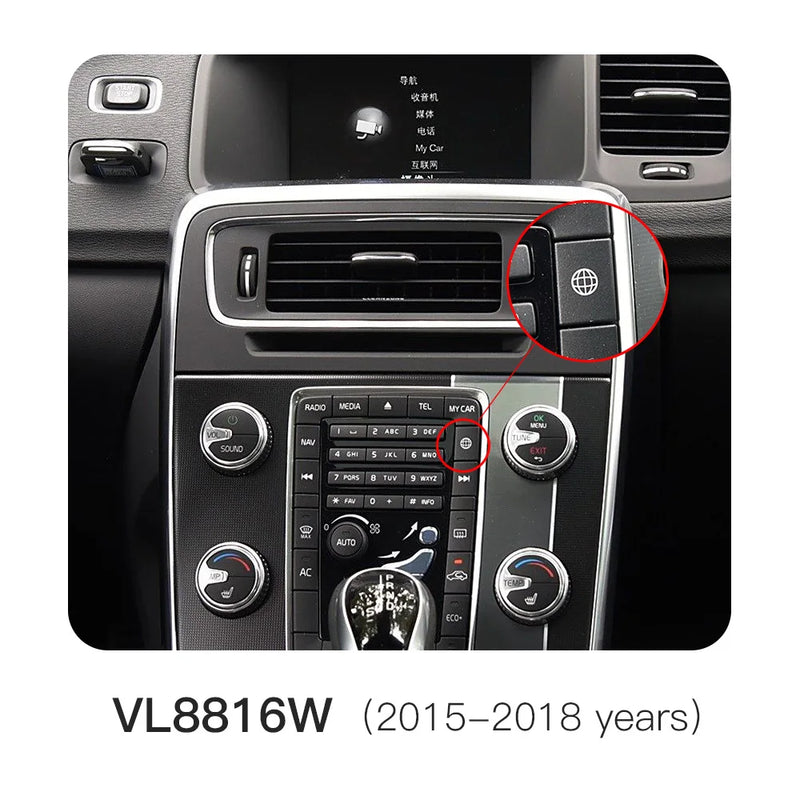 Boîtier CarPlay Volvo S60, V40, V60 et XC60 (2015-2018) – Écran d'origine conservé, sans fil, vue 23