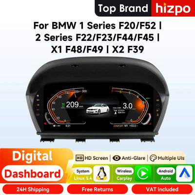 Hizpo Combiné d'Instruments Numérique 10 Pouces pour BMW