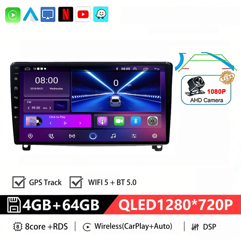 Autoradio CarPlay Peugeot 407 (2004-2011) – Android 16, boîtier CAN bus fourni, jusqu'à 8 Go + 256 Go, vue 23