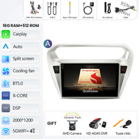 Autoradio CarPlay Peugeot 301 et Citroën C-Elysée (2012-2016) – Écran QLED, Android 16, vue 43