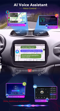 Autoradio CarPlay Jeep Renegade (2016-2020) – Écran 9 pouces, jusqu'à 16 Go + 512 Go, vue 13
