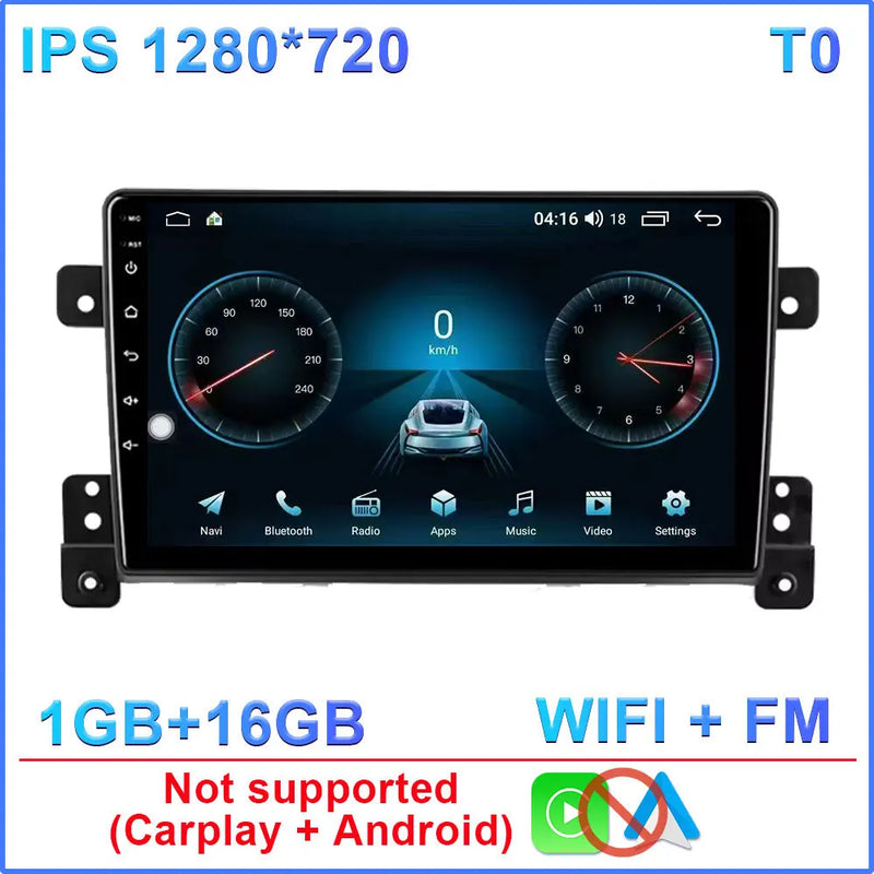 Autoradio CarPlay Suzuki Grand Vitara 3 (2005-2015) – Écran 9 pouces sans fil, 4G, jusqu'à 12 Go + 256 Go, vue 18