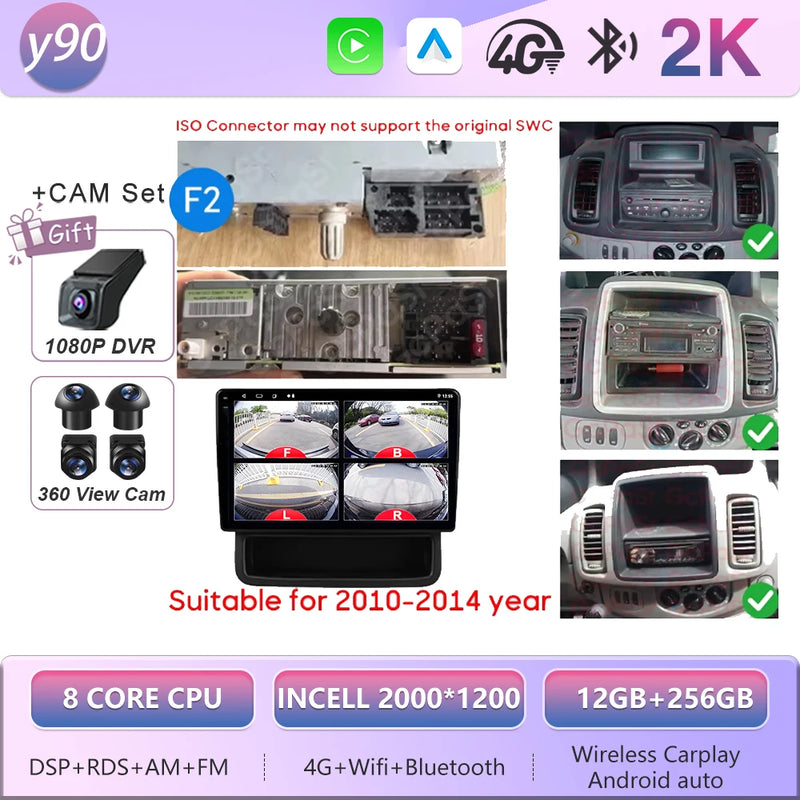 Autoradio CarPlay Renault Trafic 2, Opel Vivaro A et Nissan Primastar (2001-2014) – Écran tactile, jusqu'à 12 Go + 256 Go, vue 34