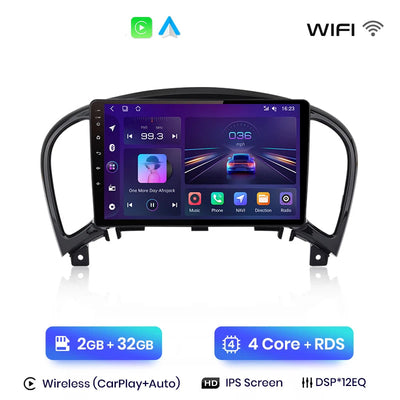 Autoradio Nissan Juke 2010–2014 – Écran Android tactile avec CarPlay sans fil