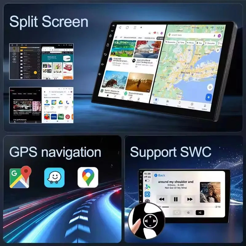 Autoradio CarPlay Renault Captur (2016-2019) – Écran 9 pouces, Android 16, vue 5