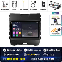 Autoradio CarPlay Ford Ranger, Everest et Edge (2015-2018) – Écran 9 pouces, jusqu'à 16 Go + 512 Go, vue 23