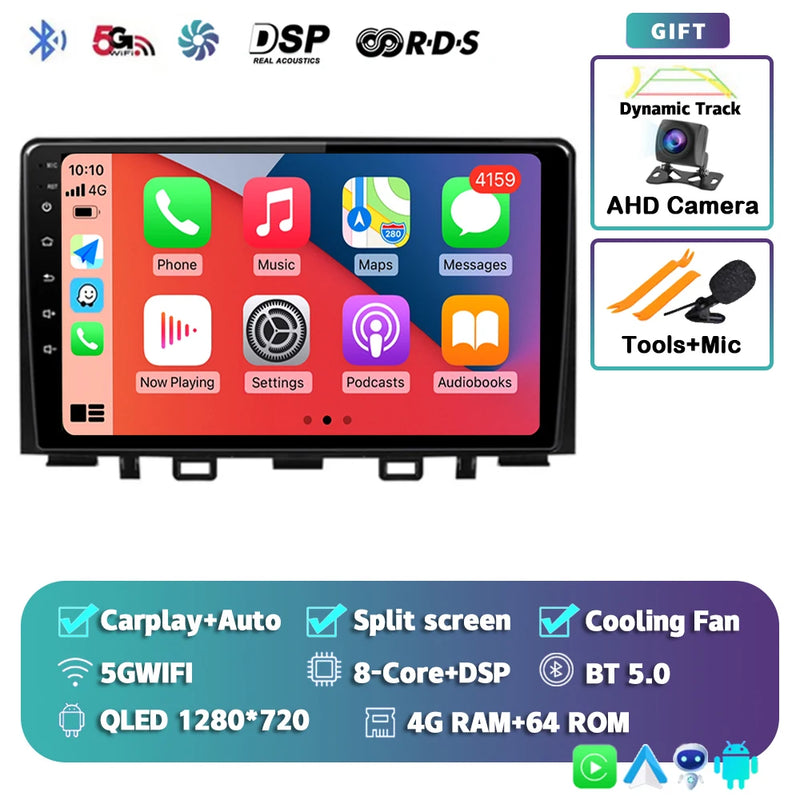 Autoradio CarPlay Kia Rio YB et Stonic (2016-2020) – Écran 9 pouces, jusqu'à 16 Go + 512 Go, vue 42