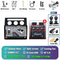 Autoradio CarPlay Volkswagen Touran 1 (2003-2010) – Écran 2K 9 pouces, Android 16, vue 15