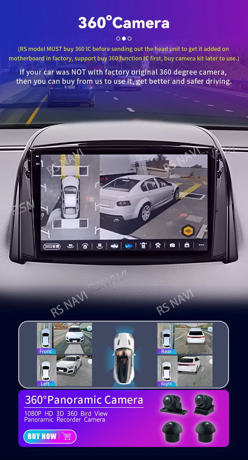 Autoradio CarPlay Renault Koleos (2008-2016) – Écran 9 pouces sans fil, jusqu'à 16 Go + 512 Go, vue 31