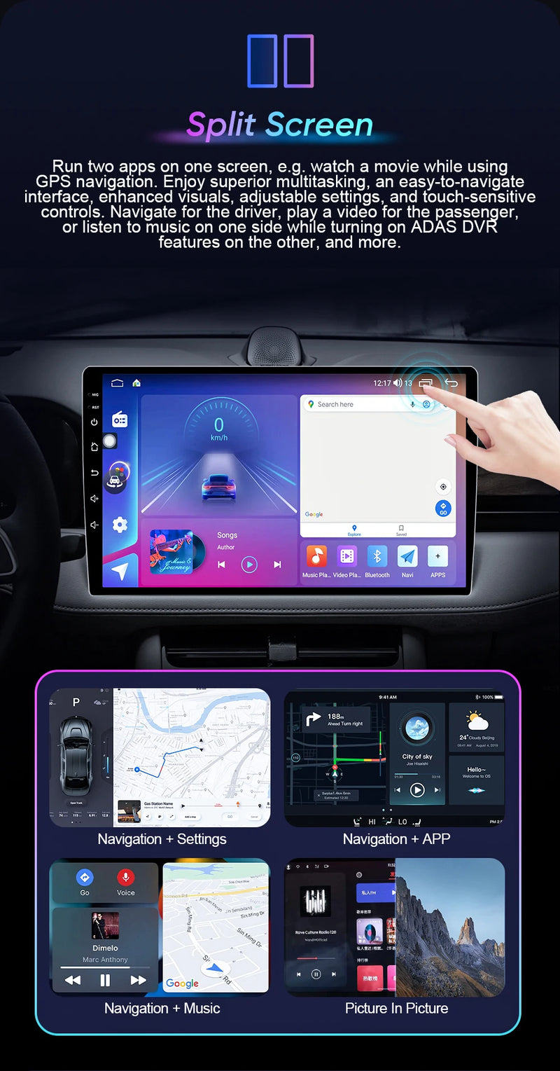 Autoradio CarPlay Ford Fiesta Mk6 et Mk7 (2008-2019) – Écran 9 pouces, jusqu'à 8 Go + 256 Go, vue 32