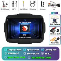 Autoradio CarPlay Jeep Renegade (2016-2020) – Écran 9 pouces, jusqu'à 16 Go + 512 Go, vue 47