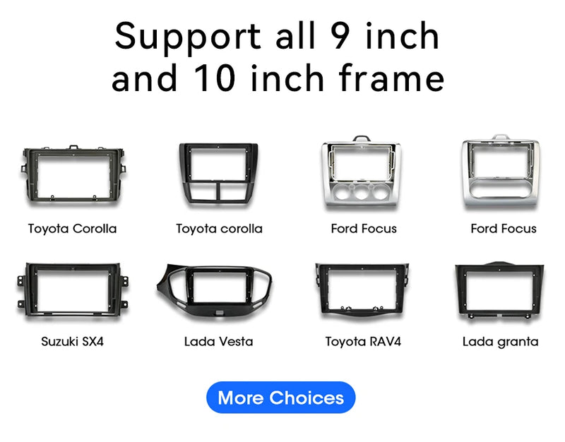 Autoradio CarPlay 2 DIN Universel – Écran 9 ou 10,1 Pouces, Filaire, Caméra en Option, vue 8