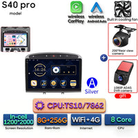 Autoradio CarPlay Peugeot 308, RCZ et 408 – Écran 9 pouces, Android 16, vue 10