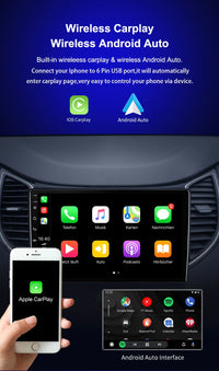Autoradio CarPlay Chevrolet Captiva (2008-2012) – Écran 9 pouces sans fil, jusqu'à 16 Go + 512 Go, vue 16