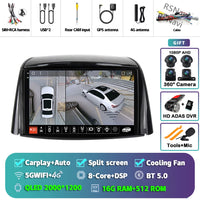 Autoradio CarPlay Renault Koleos (2008-2016) – Écran 9 pouces sans fil, jusqu'à 16 Go + 512 Go, vue 49