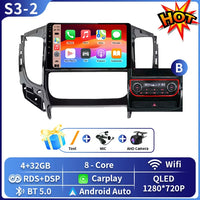 Autoradio CarPlay Mitsubishi L200, Pajero Sport et Triton (2015-2019) – Écran 9 pouces, jusqu'à 8 Go + 128 Go, vue 24
