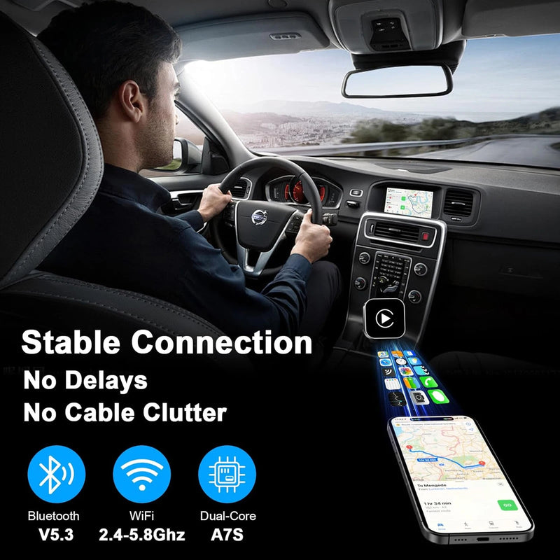 Mini Adaptateur CarPlay Sans Fil USB – Reconnexion Automatique, Mise à Jour en Ligne, vue 12