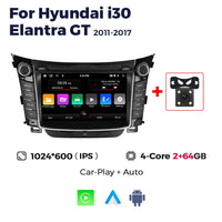 Autoradio CarPlay Hyundai i30 GD et Elantra GT (2011-2017) – Écran IPS 7 pouces, 2 Go + 64 Go, vue 33