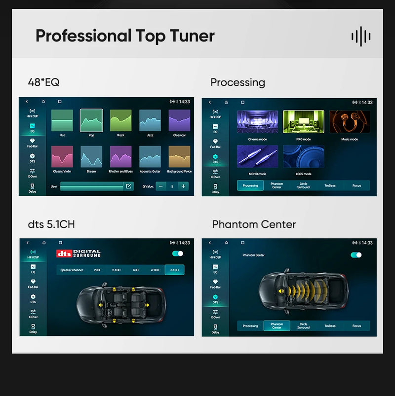 Autoradio CarPlay Opel Corsa F (2019-2023) – Écran 9 pouces, jusqu'à 12 Go + 256 Go, vue 14