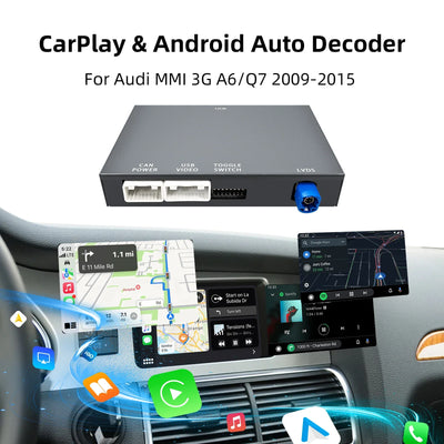 Interface CarPlay Android Auto pour Audi A6 et Q7 MMI 3G